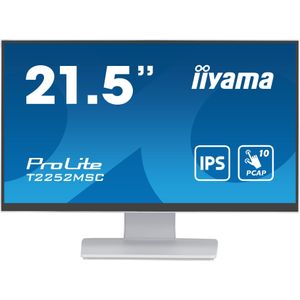 iiyama ProLite T2252MSC-W2 (1920 x 1080 Pixel, 21.50""), Monitor, Wit