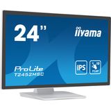 Iiyama 24 WHITE Bonded PCAP Touchscreen monitor Energielabel: E (A - G) 60.5 cm (23.8 inch) 1920 x 1080 Pixel 16:9 14 ms HDMI, DisplayPort, USB 3.1 Gen 1 IPS