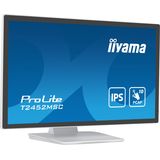 Iiyama 24 WHITE Bonded PCAP Touchscreen monitor Energielabel: E (A - G) 60.5 cm (23.8 inch) 1920 x 1080 Pixel 16:9 14 ms HDMI, DisplayPort, USB 3.1 Gen 1 IPS