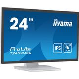 iiyama ProLite T2452MSC-W1 computer monitor 60,5 cm (23.8") 1920 x 1080 Pixels Full HD LCD Touchscreen Multi-gebruiker Wit