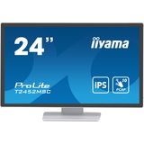 Iiyama 24 WHITE Bonded PCAP Touchscreen monitor Energielabel: E (A - G) 60.5 cm (23.8 inch) 1920 x 1080 Pixel 16:9 14 ms HDMI, DisplayPort, USB 3.1 Gen 1 IPS