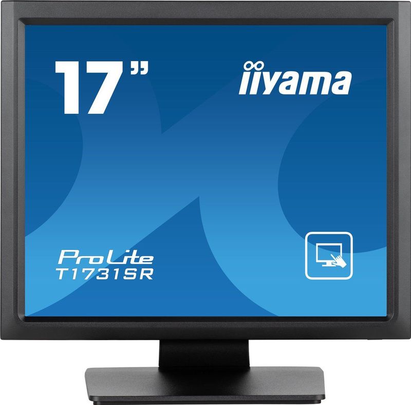 iiyama ProLite T1731SR-B1S computer monitor 43,2 cm (17") 1280 x 1024 Pixels SXGA LCD Touchscreen Zwart
