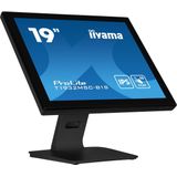 iiyama ProLite T1932MSC-B1S computer monitor 48,3 cm (19") 1280 x 1024 Pixels Full HD LED Touchscreen Tafelblad Zwart