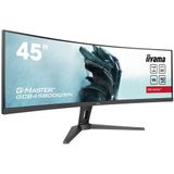 iiyama G-Master GCB4580DQSN-B1 Red Eagle - 45 Inch - VA - DQHD - 165Hz - 0.8ms - Curved - USB-C dock - In hoogte verstelbaar
