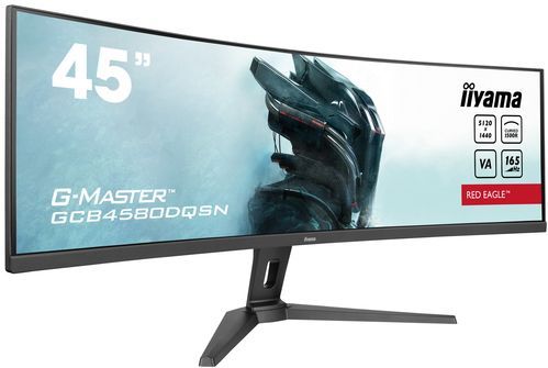 iiyama G-Master GCB4580DQSN-B1 Red Eagle - 45 Inch - VA - DQHD - 165Hz - 0.8ms - Curved - USB-C dock - In hoogte verstelbaar