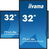 iiyama Dis Public 32 LH3260HS-B1AG FHD (1920 x 1080 Pixels, 31.50"), Digitale bewegwijzering, Zwart