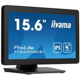 iiyama ProLite T1633MSC-B1 computer monitor 39,6 cm (15.6"") 1920 x 1080 Pixels Full HD LCD Touchscreen Zwart
