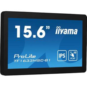 15"" iiyama ProLite TF1633MSC-B1 - LED monitor - Full HD (1080p) - 15.6"" - 5 ms - Scherm