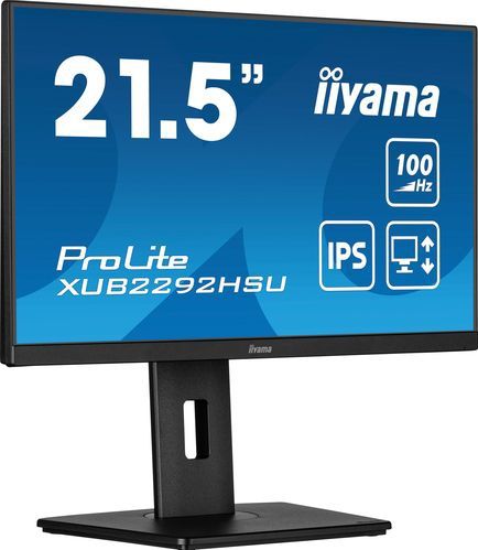 iiyama ProLite XUB2292HSU-B6 computer monitor 55,9 cm (22") 1920 x 1080 Pixels Full HD LED Zwart