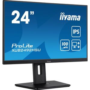 Iiyama - ProLite XUB2492HSU-B6 - 24 Full HD 100Hz IPS Monitor - Zwart - LED LCD