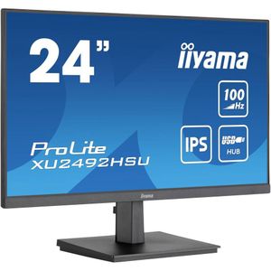 IIYAMA XU2492HSU-B6 24inch ETE IPS-panel 1920x1080 100Hz 250cd/m Speakers HDMI DisplayPort 0.4ms MPR