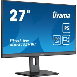 iiyama ProLite XUB2792HSU B6Inch IPS Full HD USB hub In hoogte verstelbaar