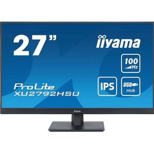 Iiyama XU2792HSU-B6 LED-monitor Energielabel E (A - G) 68.6 cm (27 inch) 1920 x 1080 Pixel 16:9 0.4 ms HDMI, DisplayPort, Hoofdtelefoon (3.5 mm jackplug), USB