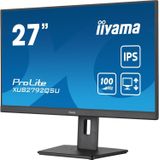 iiyama ProLite XUB2792QSU-B6 - 27 Inch - IPS - QHD - USB-hub - In hoogte verstelbaar