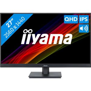 Iiyama XU2792QSU-B6 Business LED-monitor Energielabel F (A - G) 68.6 cm (27 inch) 2560 x 1440 Pixel 16:9 0.4 ms HDMI, DisplayPort, Hoofdtelefoon (3.5 mm
