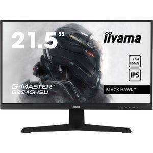 iiyama G2245HSU-B1 G-Master 54,61cm 21,5inch ETE IPS FHD Black Hawk 100Hz 250cd/m2 1ms HDMI DP USB-H (1920 x 1080 Pixels, 21.50""), Monitor, Zwart