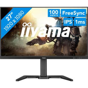 iiyama Gb2745Hsu-B1-23,8 inch, IPS, 1920X1080/100Hz, 1H1Dp, Has