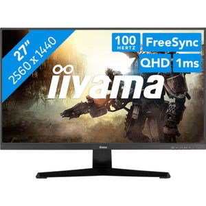 iiyama G-MASTER G2745QSU-B1 computer monitor 68,6 cm (27 inch) 2560 x 1440 Pixels Dual WQHD LED Zwart