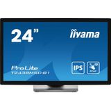 iiyama ProLite T2438MSC-B1 computer monitor 60,5 cm (23.8") 1920 x 1080 Pixels Full HD LED Touchscreen Zwart