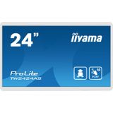 iiyama TW2424AS-W1 beeldkrant Digitale signage flatscreen 60,5 cm (23.8 inch) Wifi 250 cd/m² 4K Ultra HD Zwart Touchscreen Type processor Android 24/7