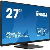 iiyama ProLite T2752MSC-B1 computer monitor 68,6 cm (27") 1920 x 1080 Pixels Full HD LED Touchscreen Zwart