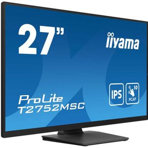 iiyama ProLite T2752MSC-B1 computer monitor 68,6 cm (27") 1920 x 1080 Pixels Full HD LED Touchscreen Zwart
