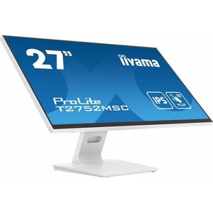 Iiyama ProLite T2752MSC-W1 Touchscreen monitor Energielabel: E (A - G) 68.6 cm (27 inch) 1920 x 1080 Pixel 16:9 5 ms HDMI, DisplayPort, Hoofdtelefoon (3.5 mm