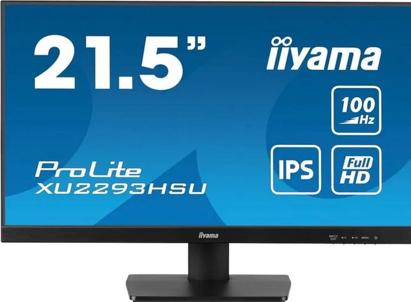 iiyama ProLite XU2293HSU-B6 - 22 Inch - IPS - Full HD - USB-Hub