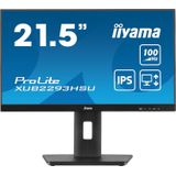 iiyama ProLite XUB2293HSU-B6 - 22 Inch - IPS - Full HD - USB-hub - In hoogte verstelbaar