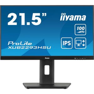 Iiyama ProLite LED-monitor Energielabel E (A - G) 54.6 cm (21.5 inch) 1920 x 1080 Pixel 16:9 1 ms HDMI, DisplayPort, Hoofdtelefoon (3.5 mm jackplug), USB 2.0
