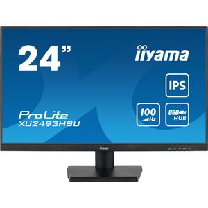 iiyama ProLite XU2493HSU-B6 - 24 Inch - IPS - Full HD - USB-Hub