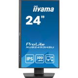iiyama ProLite XUB2493HSU-B6 - 24 Inch - IPS - Full HD - USB-hub - In hoogte verstelbaar