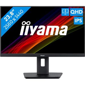iiyama ProLite XUB2492QSU-B1 - 24 Inch - IPS - QHD - USB-hub - Verstelbaar