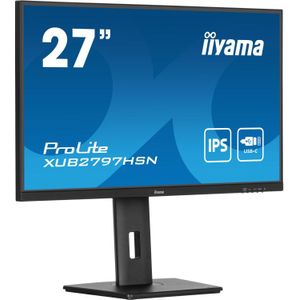 Iiyama ProLite XUB2797HSN-B1 LED-monitor Energielabel E (A - G) 68.6 cm (27 inch) 1920 x 1080 Pixel 16:9 1 ms HDMI, DisplayPort, Hoofdtelefoon (3.5 mm