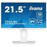 iiyama ProLite XUB2292HSU-W6 - 22 Inch - IPS - Full HD - USB-hub - In hoogte verstelbaar