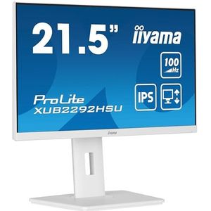 IIYAMA XUB2292HSU-W6 21.5inch ETE IPS FHD 100Hz 250cd/m2 0.4ms MPRT Speakers HDMI DP USB 4x 3.2 15cm