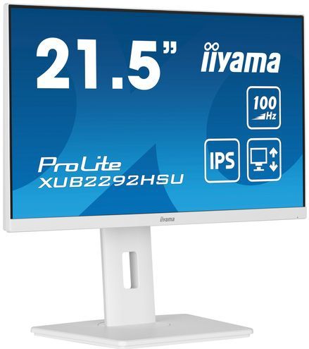 iiyama ProLite XUB2292HSU-W6 computer monitor 54,6 cm (21.5") 1920 x 1080 Pixels Full HD LED Wit