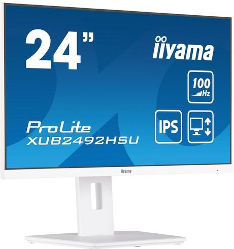 iiyama XUB2492HSU-W6 computer monitor 60,5 cm (23.8") 1920 x 1080 Pixels Full HD LED Wit