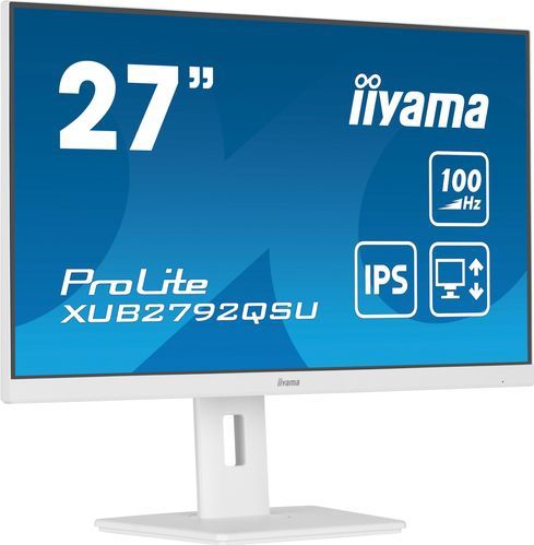iiyama ProLite XUB2792QSU W6Inch IPS QHD USB hub In hoogte verstelbaar