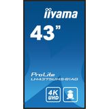 Iiyama - Lh4375uhs-b1ag - 42´´ 4K LED Monitor - Zwart - 218 cm Schermdiagonaal