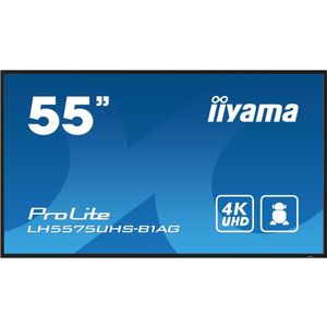 IIYAMA LH5575UHS-B1AG 55inch 3840x2160 UHD IPS panel Haze 25perc 500cd/m Landscape and Portrait Sign