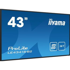 iiyama ProLite LE4341S-B2 - 43 Inch - IPS - Full HD - 18/7 werktijd - 350 cd/m²