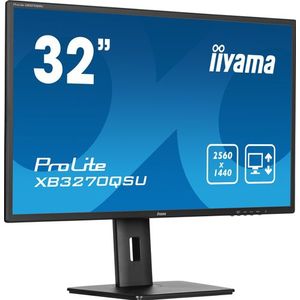 iiyama ProLite XB3270QSU-B1 - 32 Inch - IPS - QHD - USB-hub - In hoogte verstelbaar