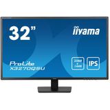 iiyama ProLite X3270QSU-B1 - 32 Inch - IPS - QHD - USB-Hub