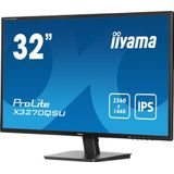 iiyama ProLite X3270QSU-B1 - 32 Inch - IPS - QHD - USB-Hub