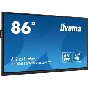 iiyama Prolite TE9812MIS-B3AG 247,7 cm 97,5 inch IPS LED groot formaat display 4K UHD 40 touchpunten PureTouch-IR VGA HDMI USB-C USB3.0/2.0 RS-232c RJ45 HDMI-out 7H OPS-slot WiFi Android OS AntiGlare
