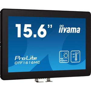 IIYAMA OTF1616MC-B1 Monitor - 15.6 Inch - Full HD - Bezel Free - Touchscreen