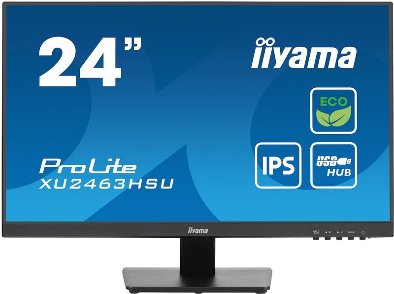 Iiyama ProLite Green Choice LED-monitor Energielabel B (A - G) 60.5 cm (23.8 inch) 1920 x 1080 Pixel 16:9 3 ms HDMI, DisplayPort, Hoofdtelefoon (3.5 mm