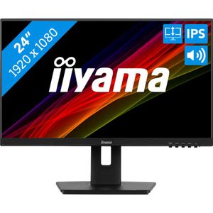 iiyama ProLite XUB2463HSU-B1 computer monitor 61 cm (24 inch) 1920 x 1080 Pixels Full HD LED Zwart