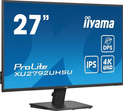 iiyama ProLite XU2792UHSU-B6 - 27 Inch - IPS - 4K - USB-Hub